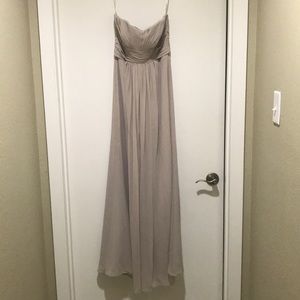 Beige Bridesmaid Dress